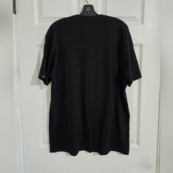 BLK-RFL-DIV T-Shirt Womens Size XL Black Pink Short Sleeve Cotton - Picture 2 of 9